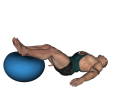 Glute - Fitness Ball Raise